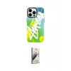 ieg™ iPhone 14 Pro Max Kılıf Siluet Çizgi Koleksiyonu - Siyah Bilvis 3D Mat Cam Ekran Koruyucu
