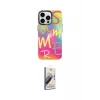 ieg™ iPhone 14 Pro Max Kılıf Siluet Çizgi Koleksiyonu - Siyah Bilvis 3D Mat Cam Ekran Koruyucu