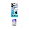 ieg™ iPhone 14 Pro Max Kılıf Siluet Çizgi Koleksiyonu - Siyah Bilvis 5in1 3D Magic Cam Ekran Koruyucu