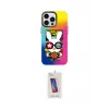 ieg™ iPhone 14 Pro Max Kılıf Siluet Çizgi Koleksiyonu - Siyah Joko 5D Cam