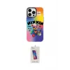 ieg™ iPhone 14 Pro Max Kılıf Siluet Çizgi Koleksiyonu - Siyah Joko 5D Cam