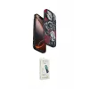 ieg™ iPhone 14 Pro Max Kılıf Siluet Doku - Şeffaf Pasifik Cam Ekran Koruyucu