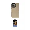 ieg™ iPhone 14 Pro Max Kılıf Siluet Işık Serisi - Siyah Buffer Hayalet Cam Ekran Koruyucu
