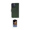 ieg™ iPhone 14 Pro Max Kılıf Siluet Işık Serisi - Siyah Buffer Hayalet Cam Ekran Koruyucu