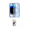 ieg™ iPhone 14 Pro Max Kılıf Siluet Minimal Prime - Siyah Bilvis 3D Mat Cam Ekran Koruyucu