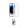ieg™ iPhone 14 Pro Max Kılıf Siluet Minimal Prime - Siyah Bilvis 3D Mat Cam Ekran Koruyucu