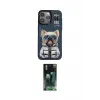 ieg™ iPhone 14 Pro Max Kılıf Siluet Modern Özel Seri - Siyah 360 Mat Full Body Arka Koruyucu