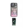 ieg™ iPhone 14 Pro Max Kılıf Siluet Modern Özel Seri - Siyah 360 Mat Full Body Arka Koruyucu