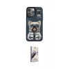 ieg™ iPhone 14 Pro Max Kılıf Siluet Modern Özel Seri - Siyah Bilvis 3D Mat Cam Ekran Koruyucu