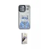 ieg™ iPhone 14 Pro Max Kılıf Siluet Modern Özel Seri - Siyah Bilvis 3D Mat Cam Ekran Koruyucu