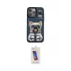 ieg™ iPhone 14 Pro Max Kılıf Siluet Modern Özel Seri - Siyah Joko 5D Cam