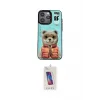 ieg™ iPhone 14 Pro Max Kılıf Siluet Modern Özel Seri - Siyah Joko 5D Cam