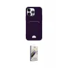 ieg™ iPhone 14 Pro Max Kılıf Vadi Çizgi Prime - Siyah Bilvis 3D Mat Cam Ekran Koruyucu