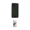 ieg™ iPhone 14 Pro Max Kılıf Vadi Çizgi Prime - Siyah Bilvis 3D Mat Cam Ekran Koruyucu