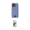 ieg™ iPhone 14 Pro Max Kılıf Vadi Çizgi Prime - Siyah Bilvis 3D Mat Cam Ekran Koruyucu