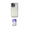 ieg™ iPhone 14 Pro Max Kılıf Vadi Minimal - Siyah Bilvis 5in1 3D Magic Cam Ekran Koruyucu