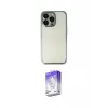ieg™ iPhone 14 Pro Max Kılıf Vadi Minimal - Siyah Bilvis 5in1 3D Magic Cam Ekran Koruyucu