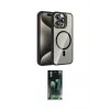 ieg™ iPhone 14 Pro Max Kılıf Yadigar Asil Koleksiyonu - Şeffaf 360 Full Body Arka Koruyucu