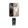 ieg™ iPhone 14 Pro Max Kılıf Yadigar Asil Koleksiyonu - Şeffaf 360 Full Body Arka Koruyucu
