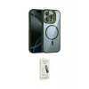 ieg™ iPhone 14 Pro Max Kılıf Yadigar Asil Koleksiyonu - Şeffaf Pasifik Cam Ekran Koruyucu