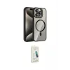 ieg™ iPhone 14 Pro Max Kılıf Yadigar Asil Koleksiyonu - Şeffaf Pasifik Cam Ekran Koruyucu