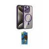 ieg™ iPhone 14 Pro Max Kılıf Yadigar Asil Koleksiyonu - Siyah 18D Cam Ekran Koruyucu