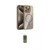 ieg™ iPhone 14 Pro Max Kılıf Yadigar Asil Koleksiyonu - Siyah Joko Magic 5D Hayalet Cam