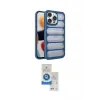 ieg™ iPhone 14 Pro Max Kılıf Yadigar Doku Özel Seri - Şeffaf Royal Nano Ekran Koruyucu