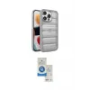 ieg™ iPhone 14 Pro Max Kılıf Yadigar Doku Özel Seri - Şeffaf Royal Nano Ekran Koruyucu