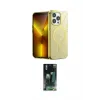 ieg™ iPhone 14 Pro Max Kılıf Yankı Çizgi - Şeffaf 360 Full Body Arka Koruyucu