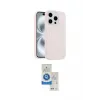 ieg™ iPhone 14 Pro Max Kılıf Yankı Form Serisi - Şeffaf Royal Nano Ekran Koruyucu