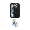 ieg™ iPhone 14 Pro Max Kılıf Yankı Form Serisi - Şeffaf Royal Nano Ekran Koruyucu