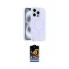 ieg™ iPhone 14 Pro Max Kılıf Yankı Form Serisi - Siyah Buffer Hayalet Cam Ekran Koruyucu