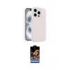 ieg™ iPhone 14 Pro Max Kılıf Yankı Form Serisi - Siyah Buffer Hayalet Cam Ekran Koruyucu