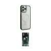 ieg™ iPhone 14 Pro Max Kılıf Yankı Işık Özel Seri - Şeffaf 360 Full Body Arka Koruyucu
