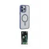 ieg™ iPhone 14 Pro Max Kılıf Yankı Işık Özel Seri - Şeffaf 360 Full Body Arka Koruyucu