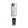 ieg™ iPhone 14 Pro Max Kılıf Yankı Işık Özel Seri - Şeffaf 360 Full Body Arka Koruyucu