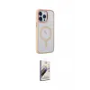 ieg™ iPhone 14 Pro Max Kılıf Yankı Işık Özel Seri - Siyah Bilvis 3D Mat Cam Ekran Koruyucu
