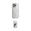 ieg™ iPhone 14 Pro Max Kılıf Yankı Işık Özel Seri - Siyah Bilvis 3D Mat Cam Ekran Koruyucu