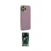 ieg™ iPhone 14 Pro Max Kılıf Yankı Serisi - Siyah 360 Mat Full Body Arka Koruyucu