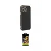 ieg™ iPhone 14 Pro Max Kılıf Yankı Serisi - Siyah Buffer Cam Ekran Koruyucu