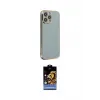 ieg™ iPhone 14 Pro Max Kılıf Yankı Serisi - Siyah Buffer Hayalet Cam Ekran Koruyucu