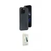 ieg™ iPhone 14 Pro Max Kılıf Yörünge Işık Serisi - Şeffaf Pasifik Cam Ekran Koruyucu