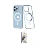 ieg™ iPhone 14 Pro Max Kılıf Yörünge Minimal - Siyah Bilvis 3D Mat Cam Ekran Koruyucu