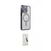 ieg™ iPhone 14 Pro Max Kılıf Zirve Doku Prime - Şeffaf Pasifik Cam Ekran Koruyucu