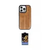 ieg™ iPhone 14 Pro Max Kılıf Zirve Yansıma Serisi - Siyah Buffer Hayalet Cam Ekran Koruyucu