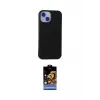 ieg™ iPhone 15 Kılıf Ahenk Serisi - Siyah Buffer Hayalet Cam Ekran Koruyucu