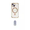 ieg™ iPhone 15 Kılıf Eksen Klasik Koleksiyonu - Siyah Joko Magic 5D Cam