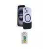 ieg™ iPhone 15 Kılıf Kozmos Form Özel Seri - Siyah Polymer Nano Ekran Koruyucu