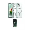 ieg™ iPhone 15 Kılıf Nova Işık Özel Seri - Şeffaf 360 Full Body Arka Koruyucu